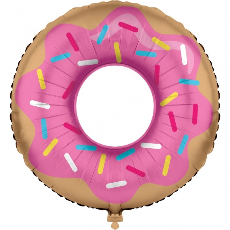 Kindergeburtstag-Folienballon-Donut