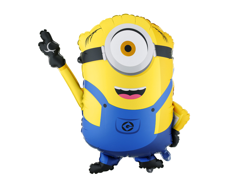Minion, Balloon, Yellow, Overallbekleidung, Ein Auge