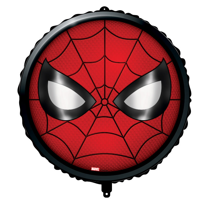 Kindergeburtstag-Folienballon-Spiderman-rund
