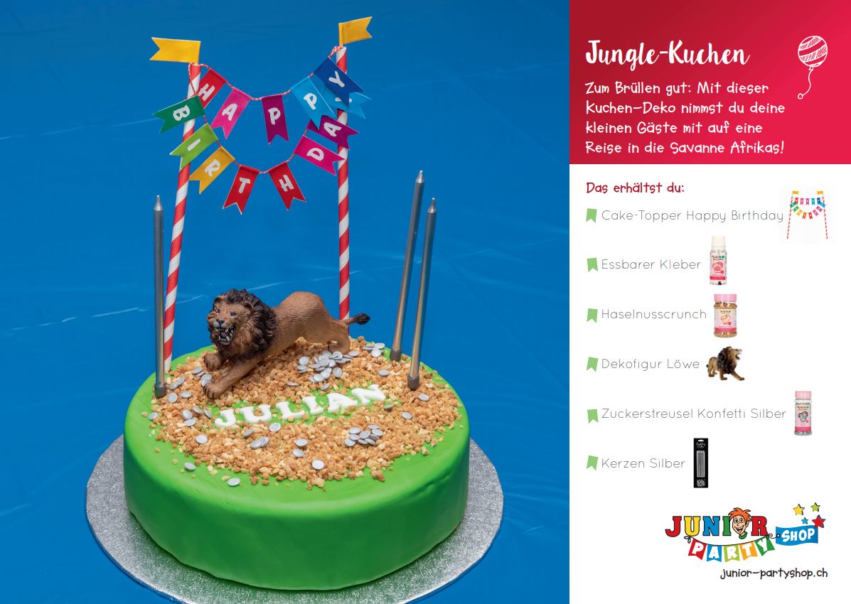 Anleitung Kuchen Jungle