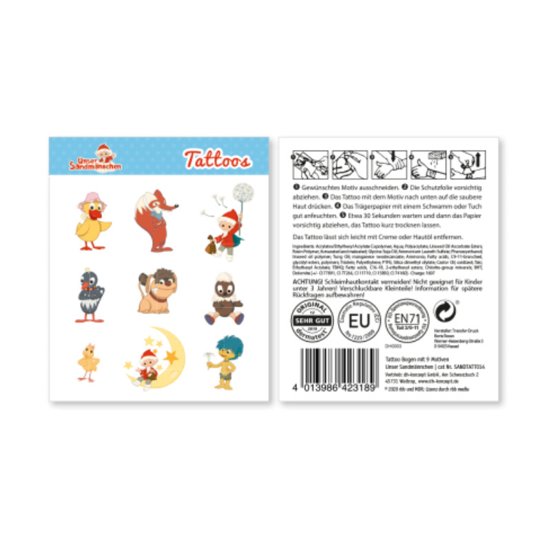 Kindergeburtstag-Tattoos_Unser_Sandmaennchen_9_Stk
