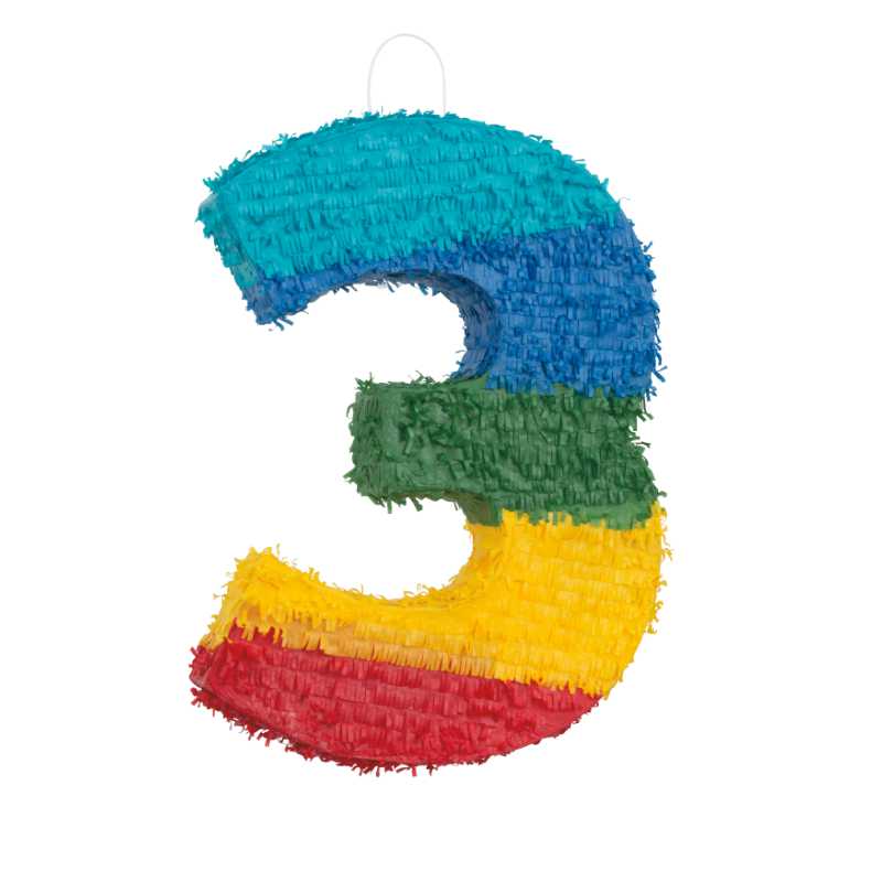 Piñata Zahl 3