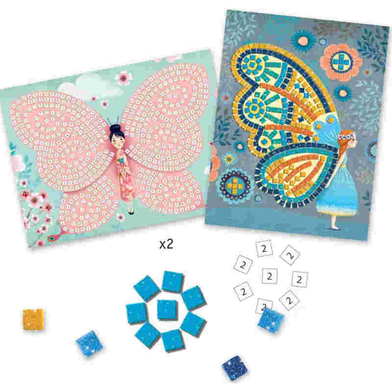 Kindergeburtstag-Djeco_Mosaik_Schmetterling_1