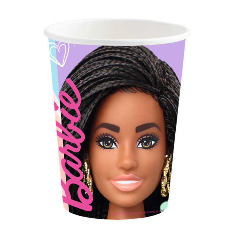 Kindergeburtstag-Partybecher_Barbie_8_Stk