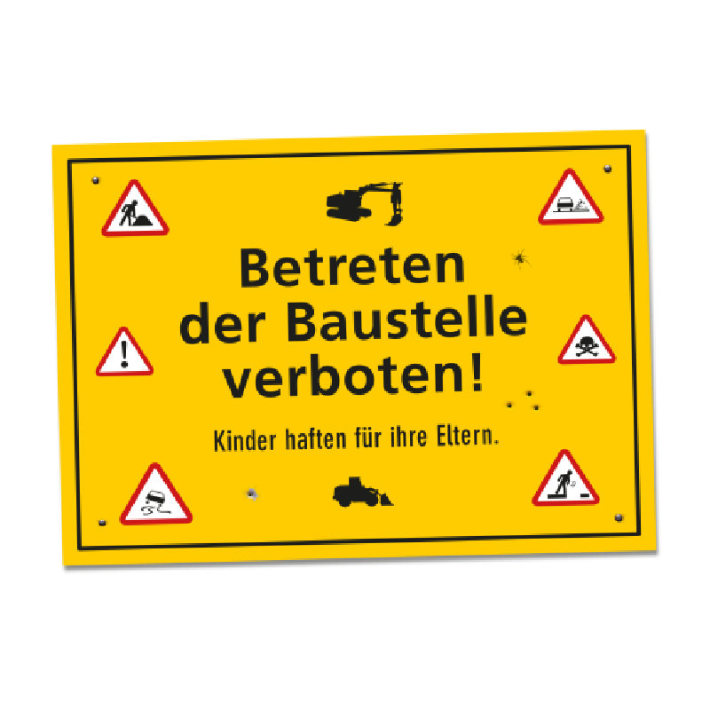 Platzset Baustelle, 6 Stk.