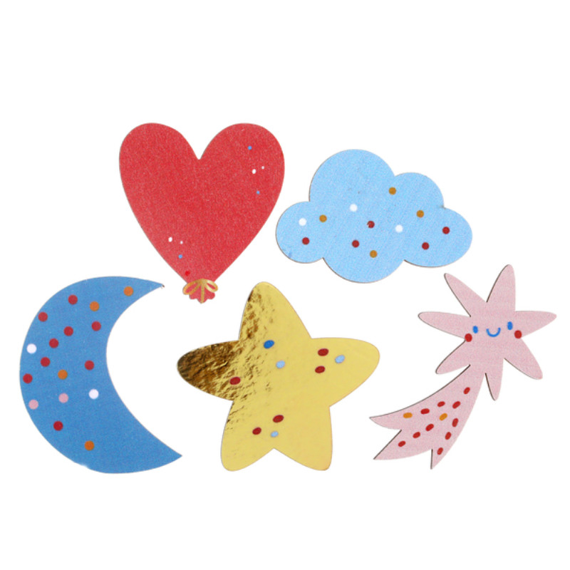 Kindergeburtstag-Konfetto-Wolke-Stern