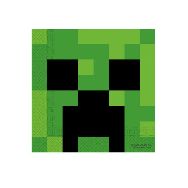 Serviettes Minecraft, 20 pcs.