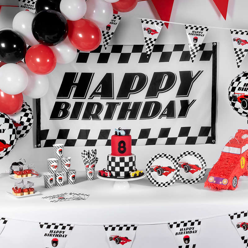 Kindergeburtstag-Fahne_Happy_Birthday_Autorennen_1