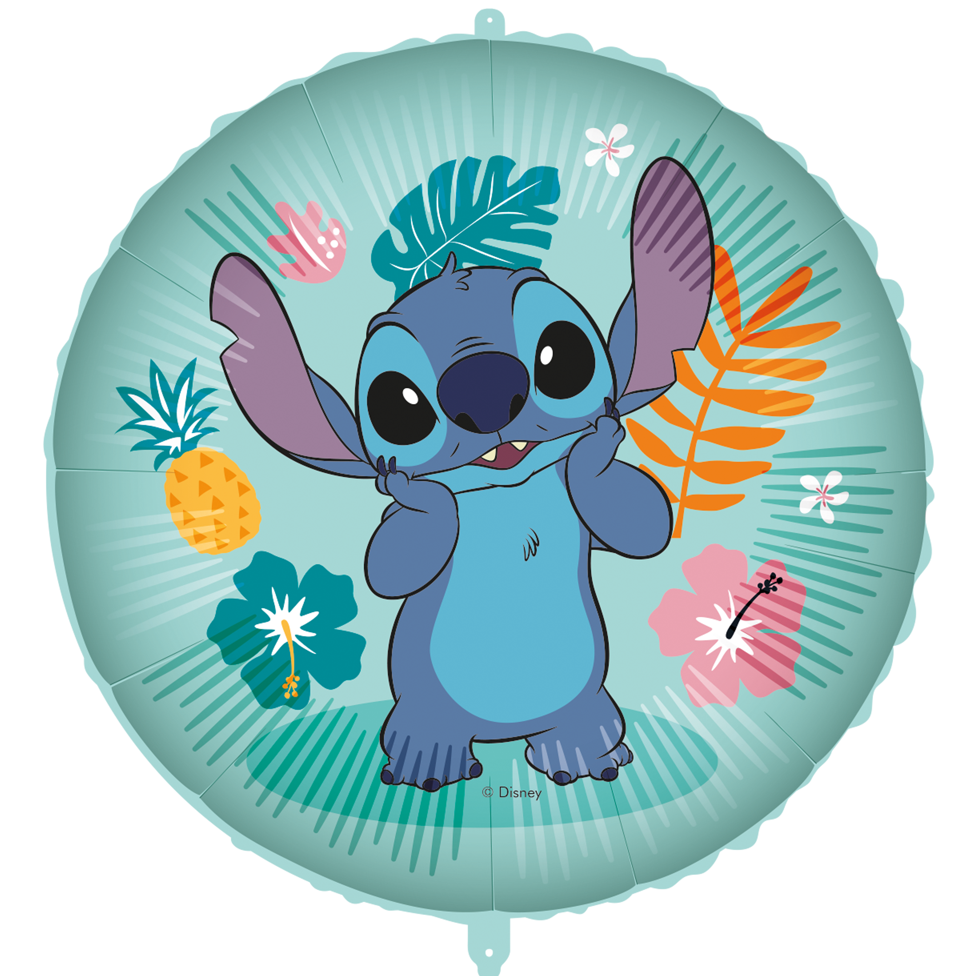 Stitch, Ballon, Blau, Cartoon, Disney
