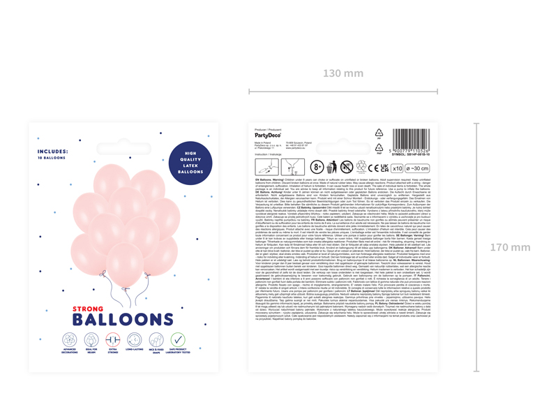 Luftballons, Ballons, pink, Latex, Party-Deko
