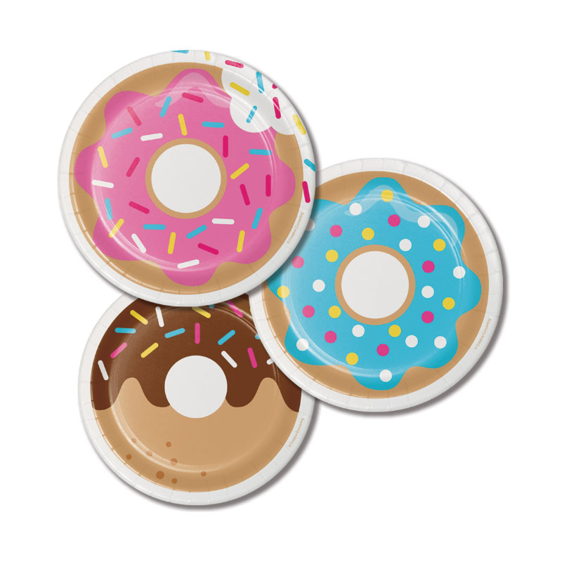 Kindergeburtstag-Partyteller-Donut-Klein