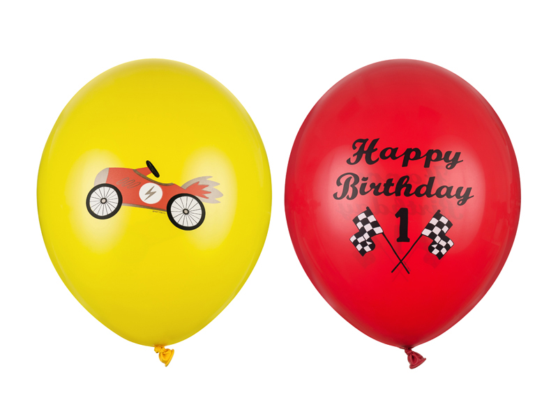 Balloon, Gelb Ballon, Rennballon, Geburtstag Ballon, Aufdruck Ballon