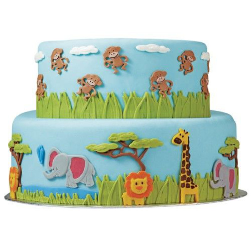 Kindergeburtstag-Fondantform_Jungle_Tiere_2