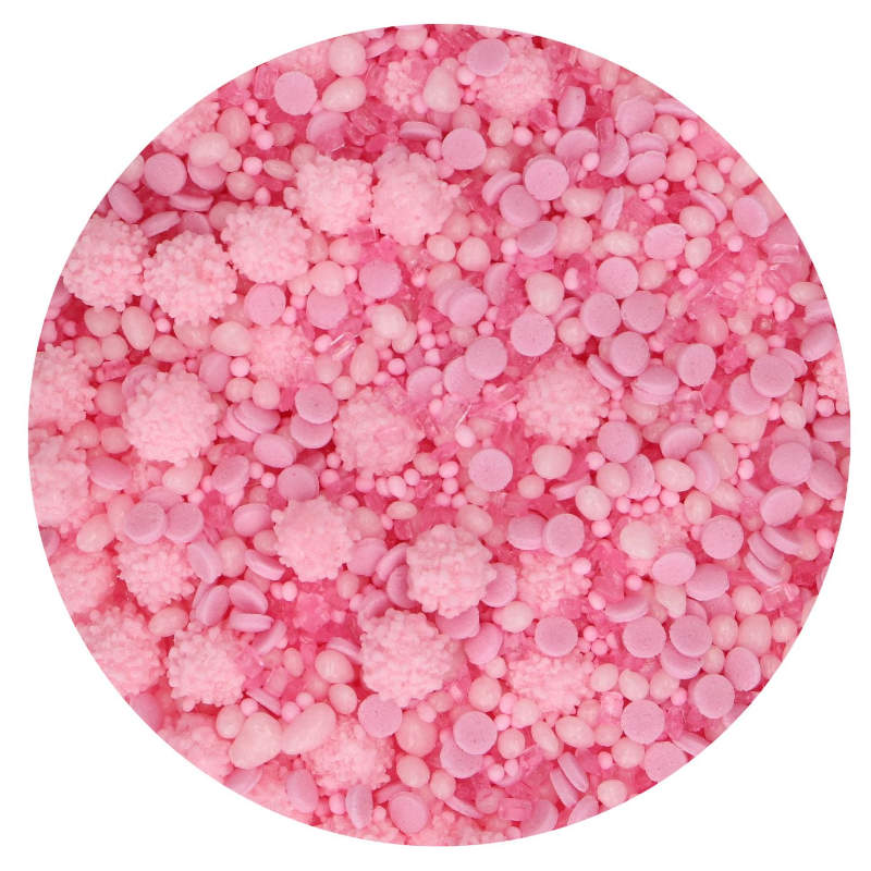Kindergeburtstag-Funcakes-Zuckerstreusel-Medley-Rosa-1