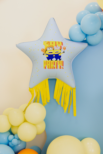 Stern, Ballon, Party-Dekoration, Minion, Konfetti