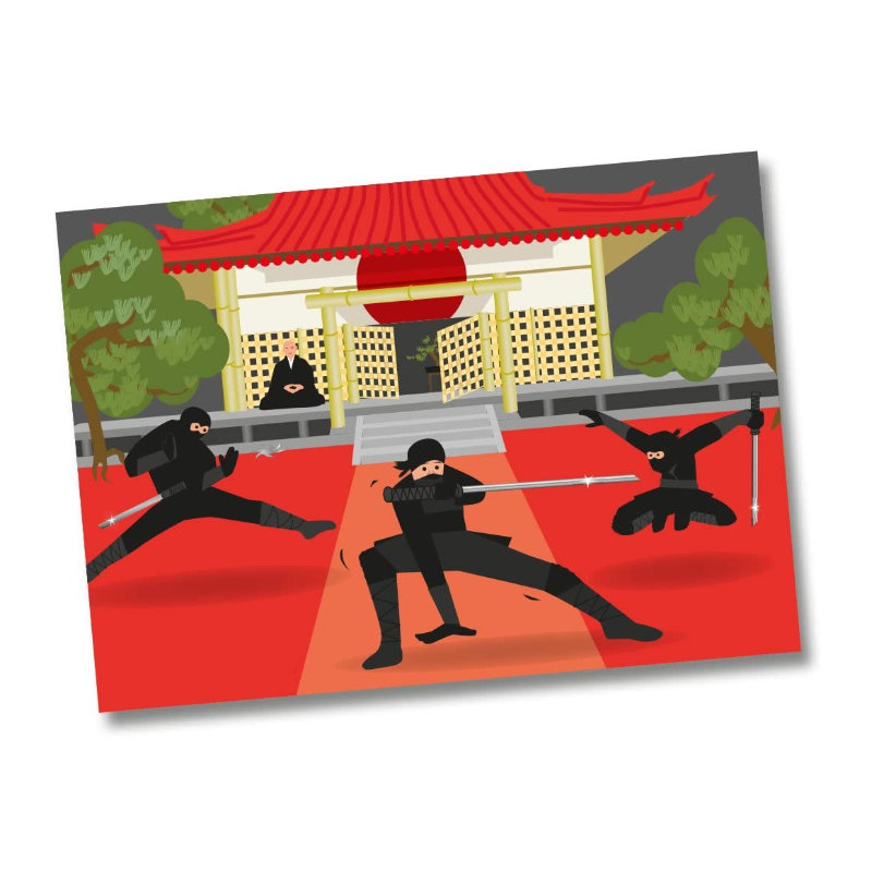 Kindergeburtstag-Platzset_Ninja_Party_6_Stk