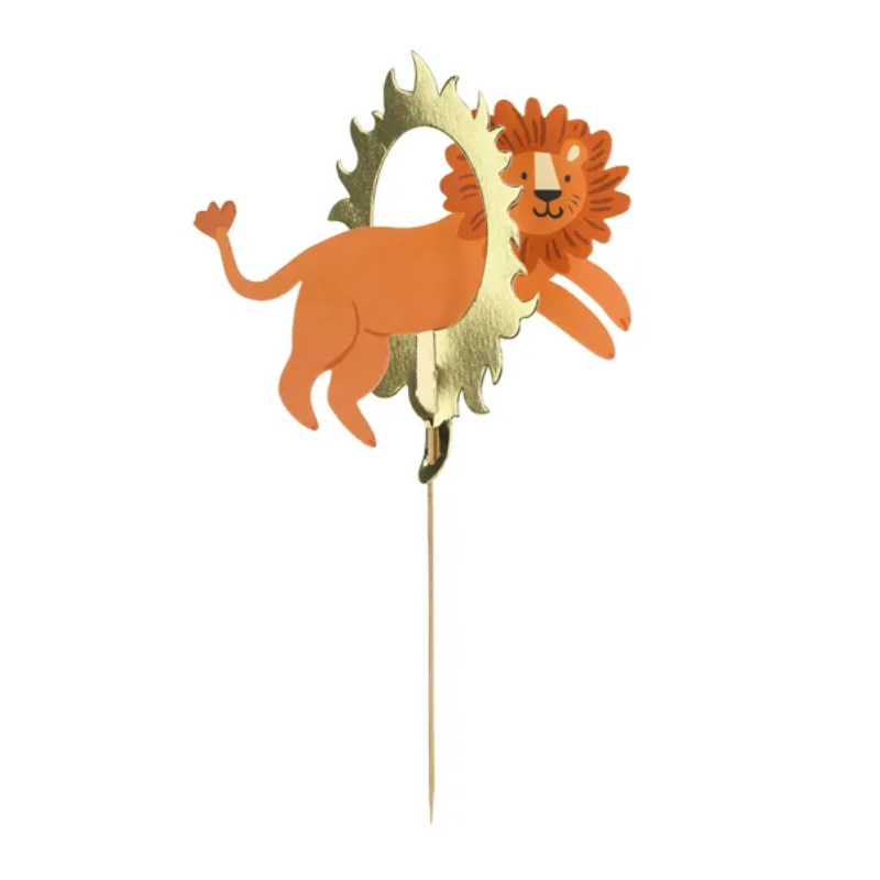 Cake Topper lion de cirque, 1 pce