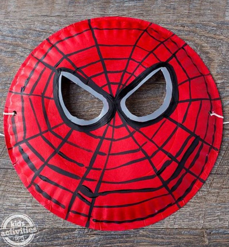 kinderparty spiderman-maske