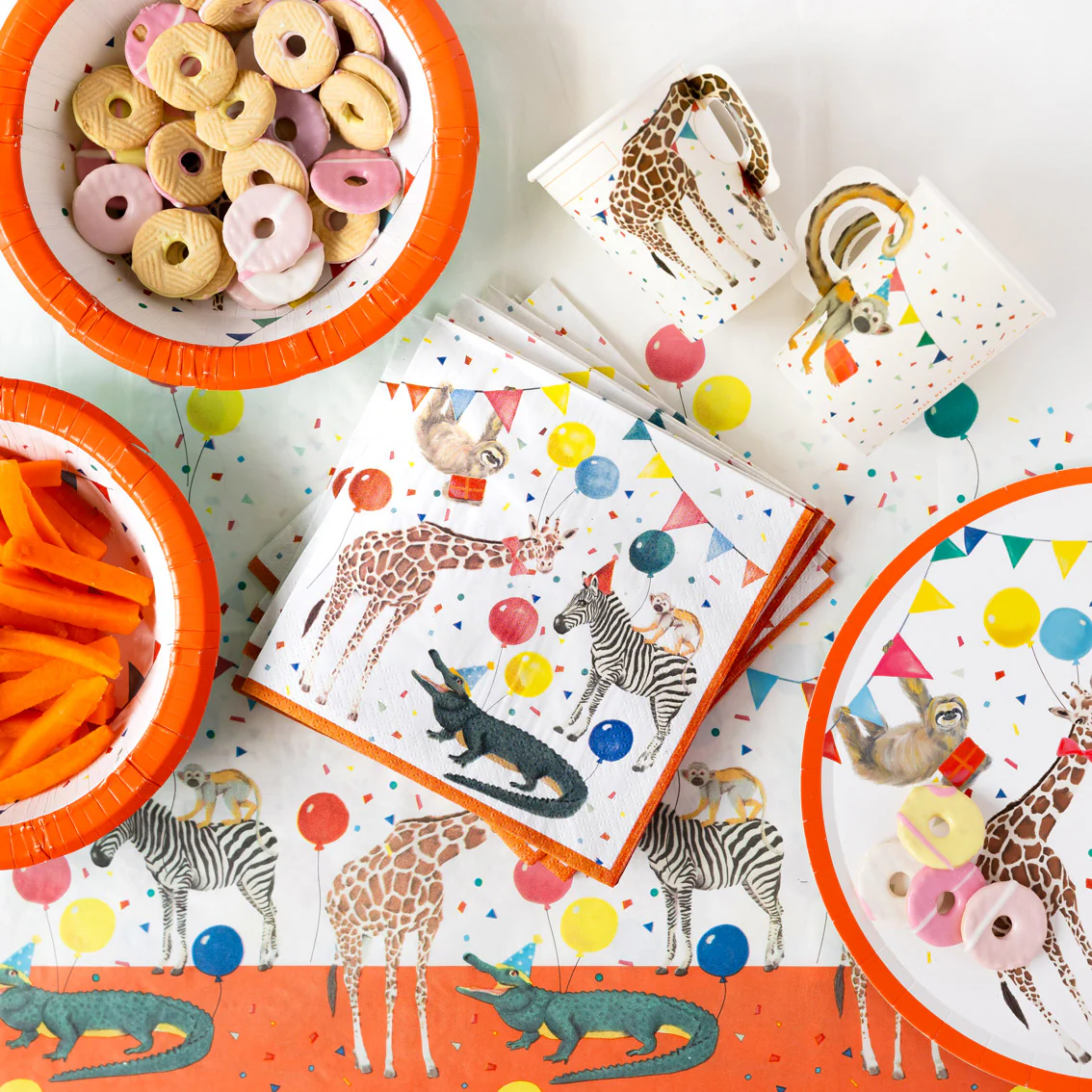kinderparty SAFARI-NAPKIN-01