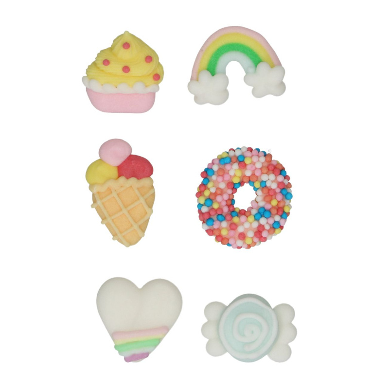 Zuckerdekor Sweet Candy, 8 Stk.