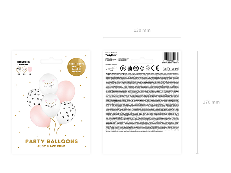 Luftballons, Ballons, Partydekoration, Bouquet, Paketbeilage