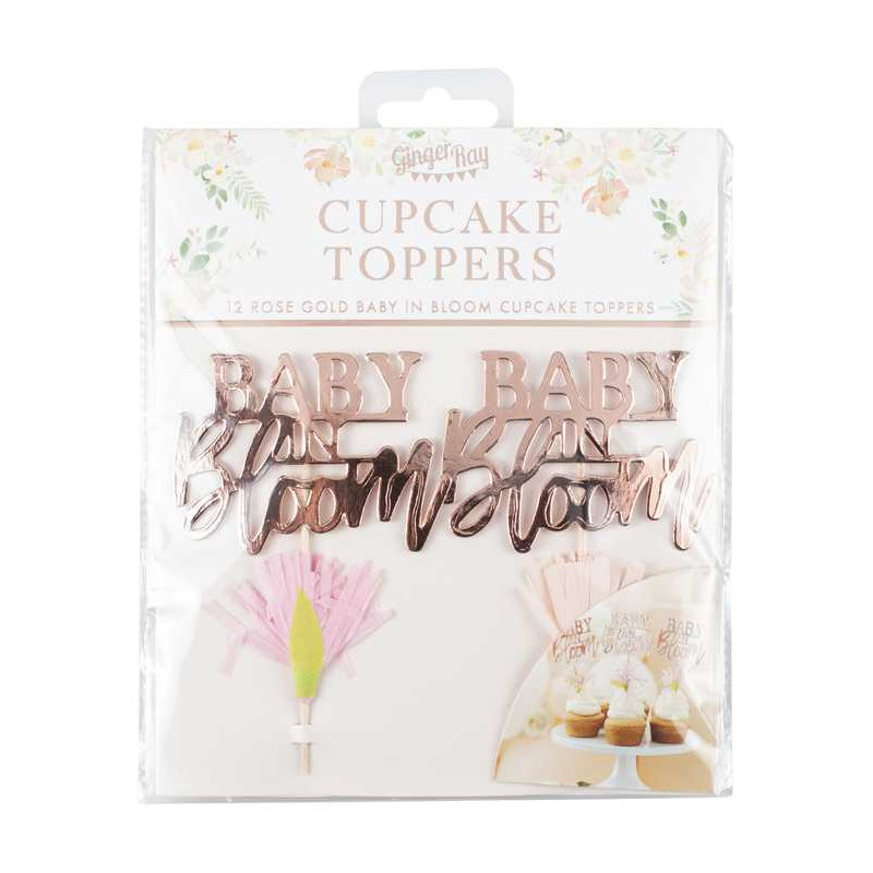 Kindergeburtstag-Cupcake_Topper_Baby_in_Bloom_1