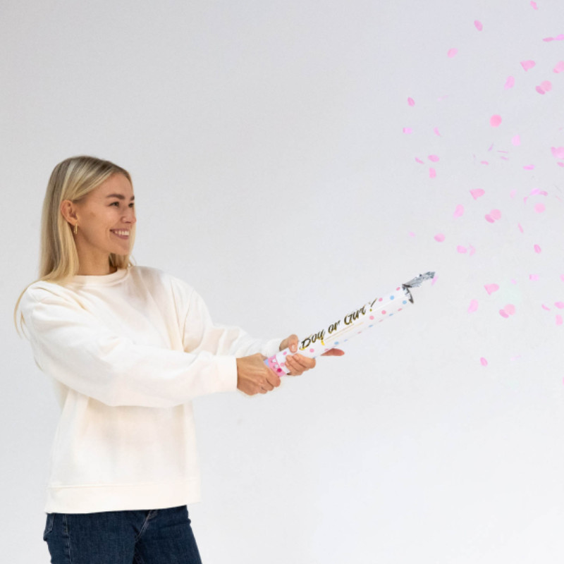 Kindergeburtstag-Konfettikanone-Gender-Reveal