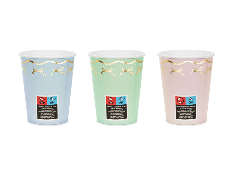 Pokal, Becher, Tasse, Pastell, Muster