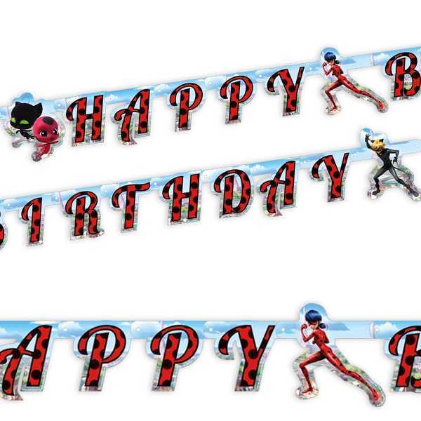 Happy Birthday banner, Confetti banner, Letter banner, Girly party decor, Kids party decor