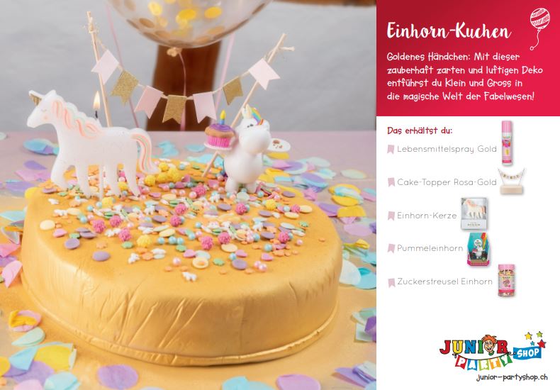 Anleitung Kuchen Einhorn
