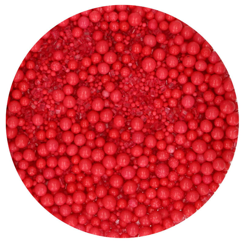 Kindergeburtstag-Funcakes-Zuckerstreusel-Medley-Rot-1