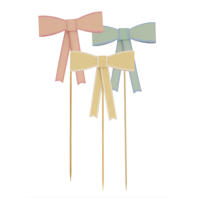 Kindergeburtstag-Cake-Topper-Meri-Meri-Schleifen