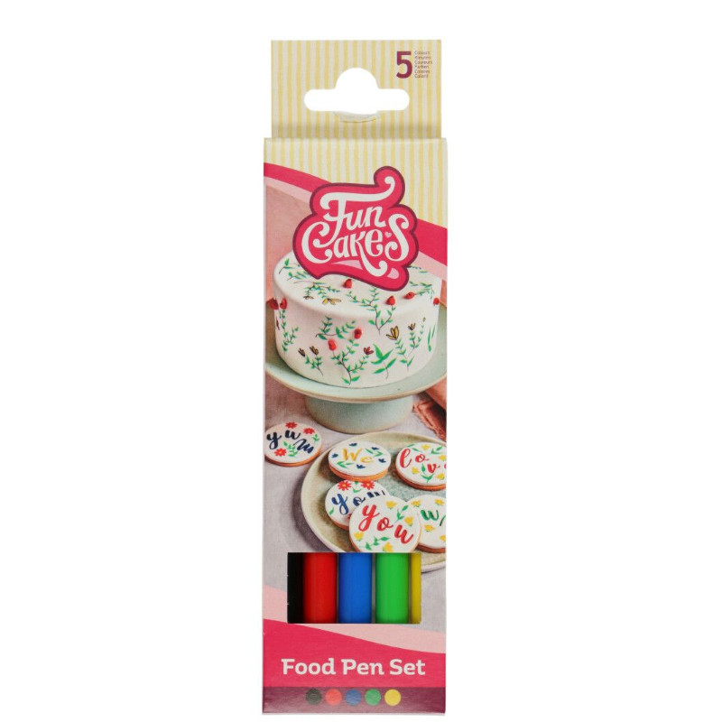 Kindergeburtstag-Funcakes-Food-Pen-Primarfarben-1