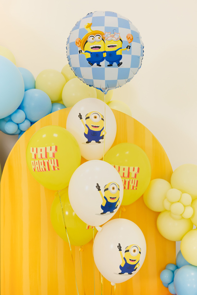 Balloon, Minions, Party, Helium balloon, Decoration