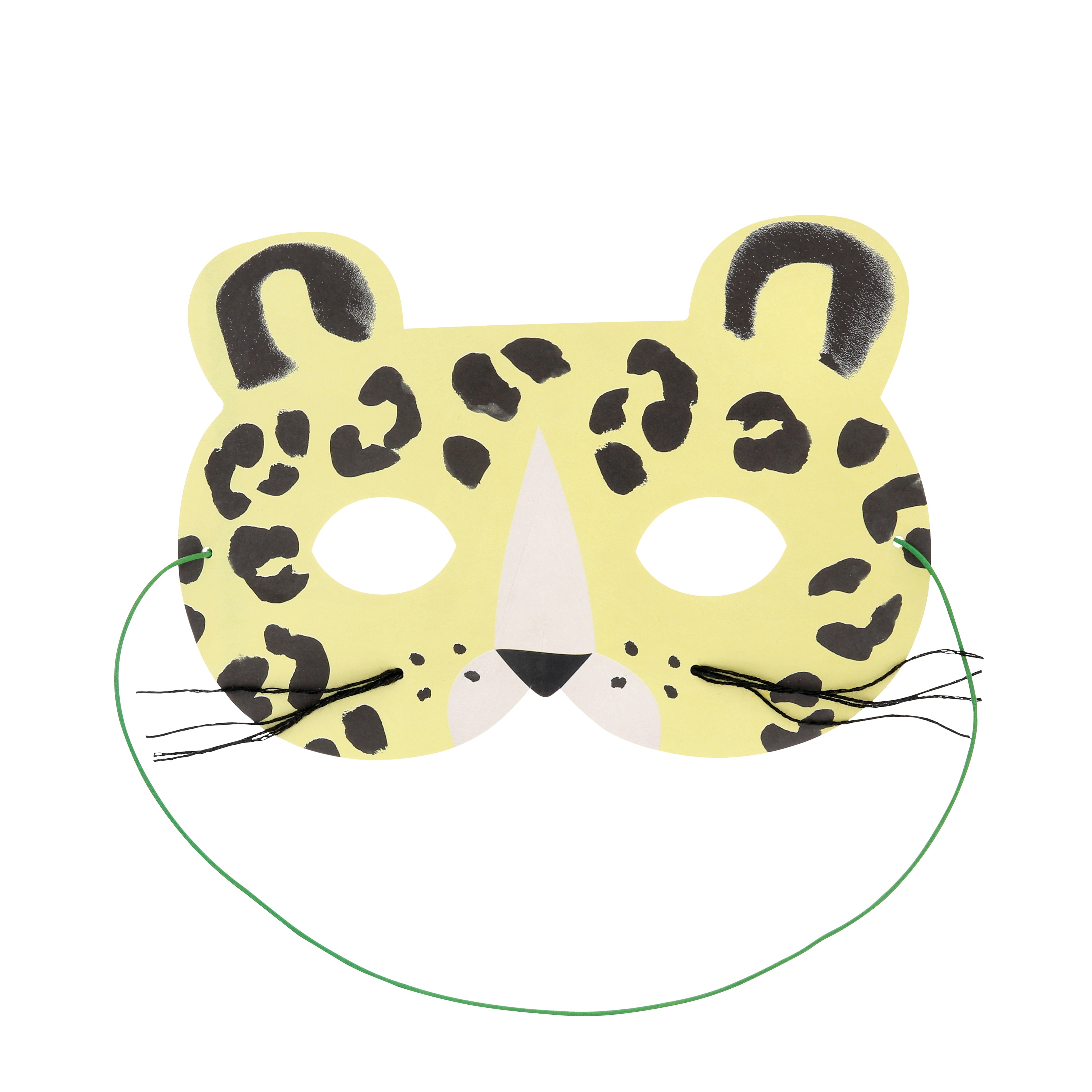 Tiermaske, Tiger Muster, Leoparden Muster, Tiermaske, Maskenform
