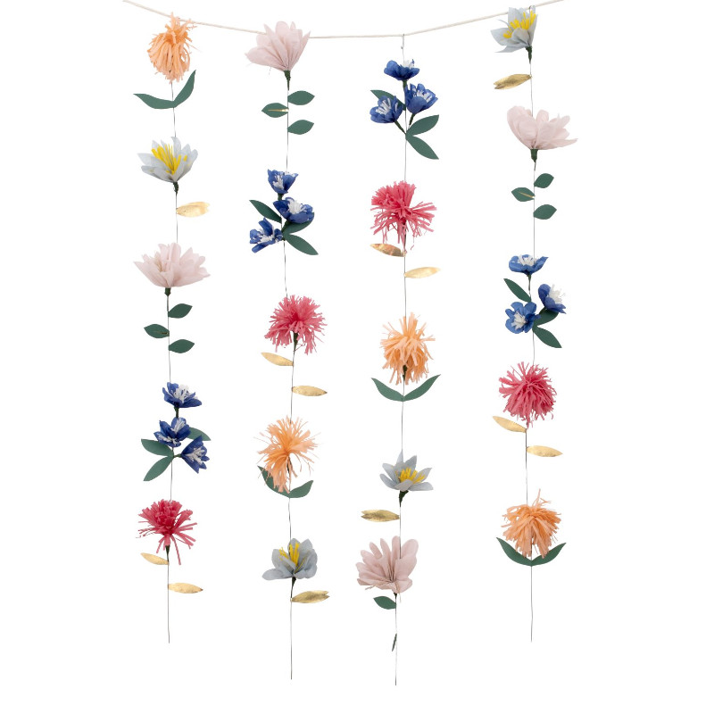 Kindergeburtstag-Hangedekoration-Meri-Meri-Blumen-1