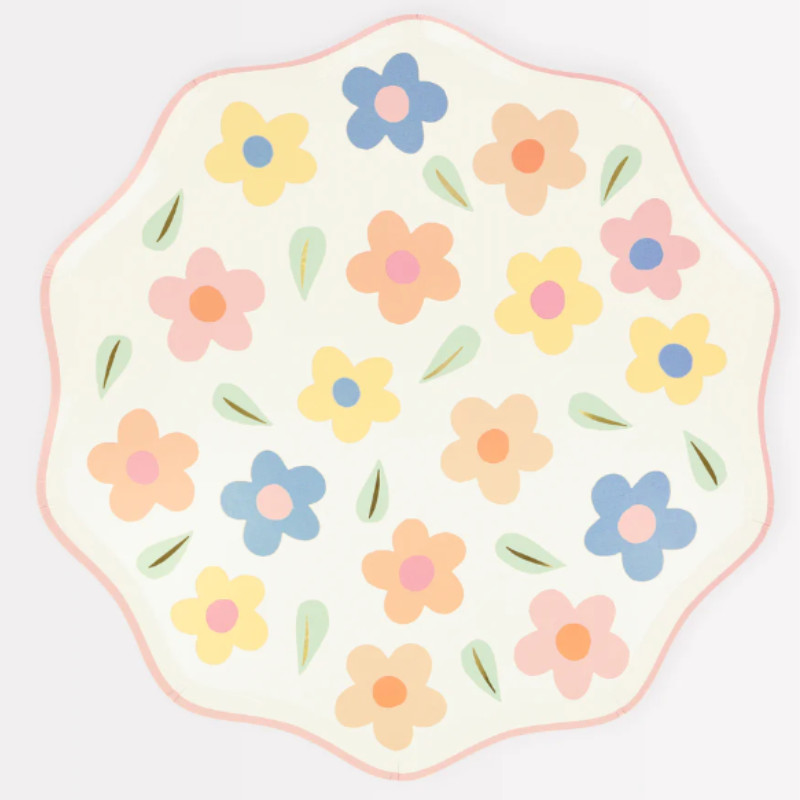 Kindergeburtstag-Teller-Meri-Meri-Happy-Flowers
