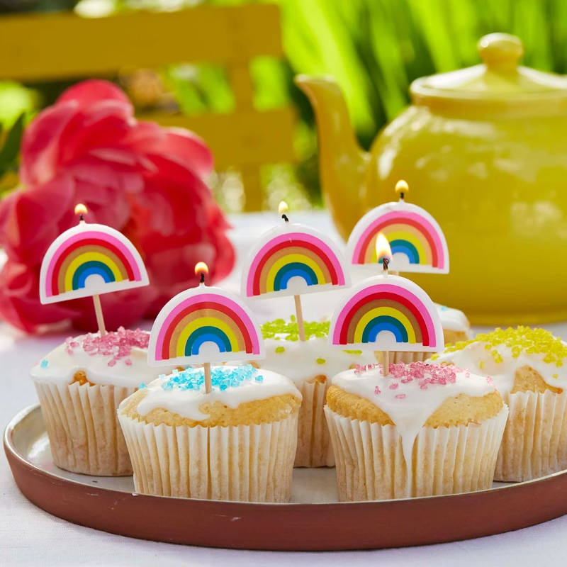 Kindergeburtstag-Geburtstagskerzen_Regenbogen_5_Stk_2