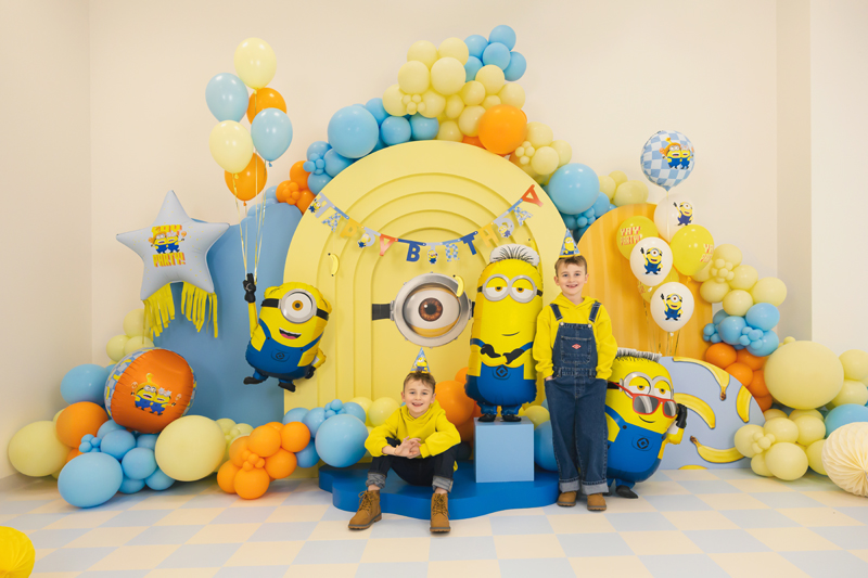 Minions, Ballons, Kinderparty, Dekoration, Figur