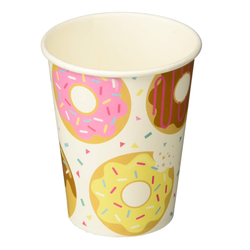Kindergeburtstag-Partybecher-Donut-Party