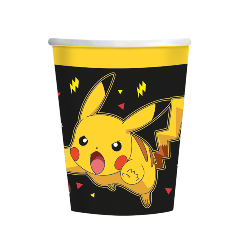 Kindergeburtstag-Becher-Pikachu
