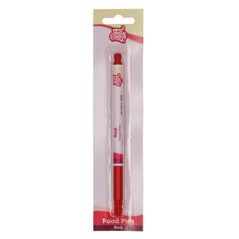 Funcakes Food Pen rouge