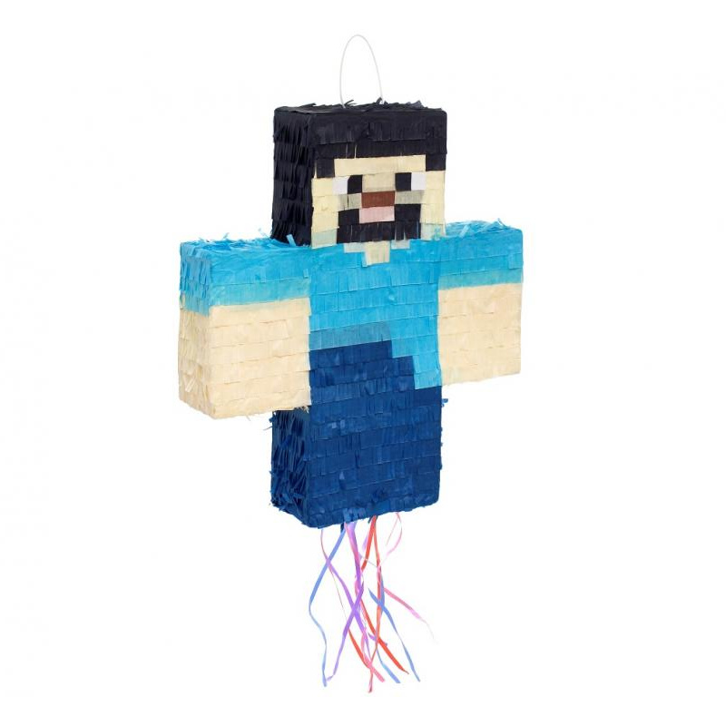 Piñata à tirer Minecraft Mr. Pixel