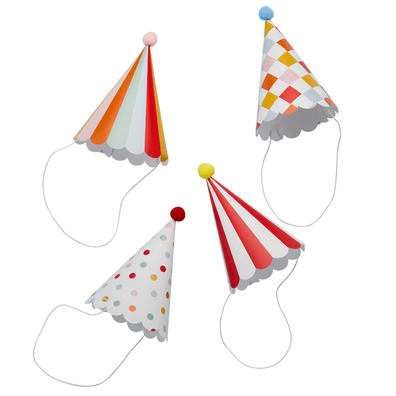 Chapeaux de fête Drôle de cirque, 8 pcs.