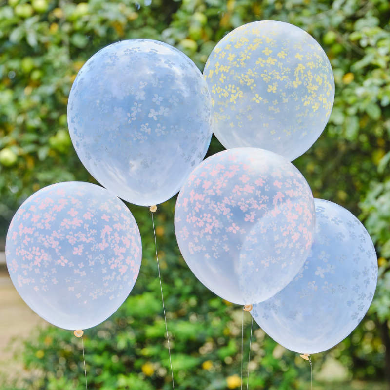 Kindergeburtstag-Ballonbuendel_Fruehling_5_Stk_2
