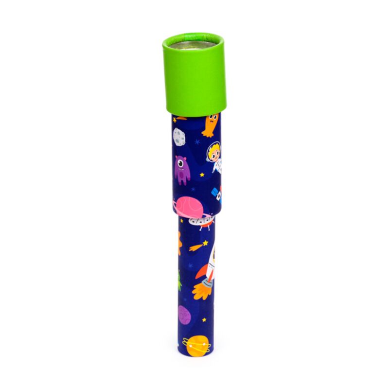 Stift, Kugelschreiber, Space-Thema, Space-Pattern, Grüner Deckel
