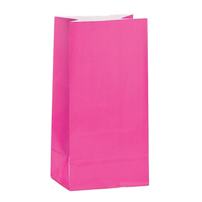 Partytüten Pink, 12 Stk.