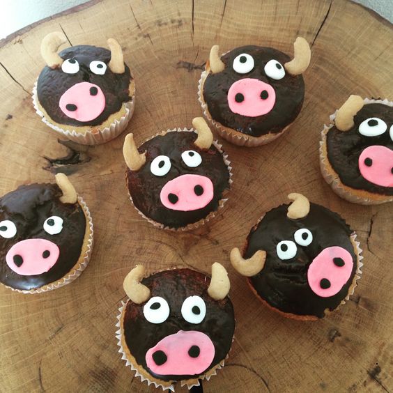 kinderparty kuhmuffins