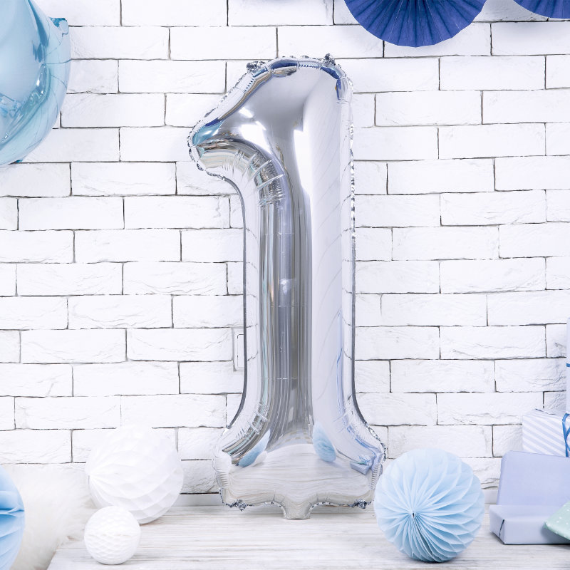 Kindergeburtstag-Folienballon_Zahl_1_Silber_Stk_1