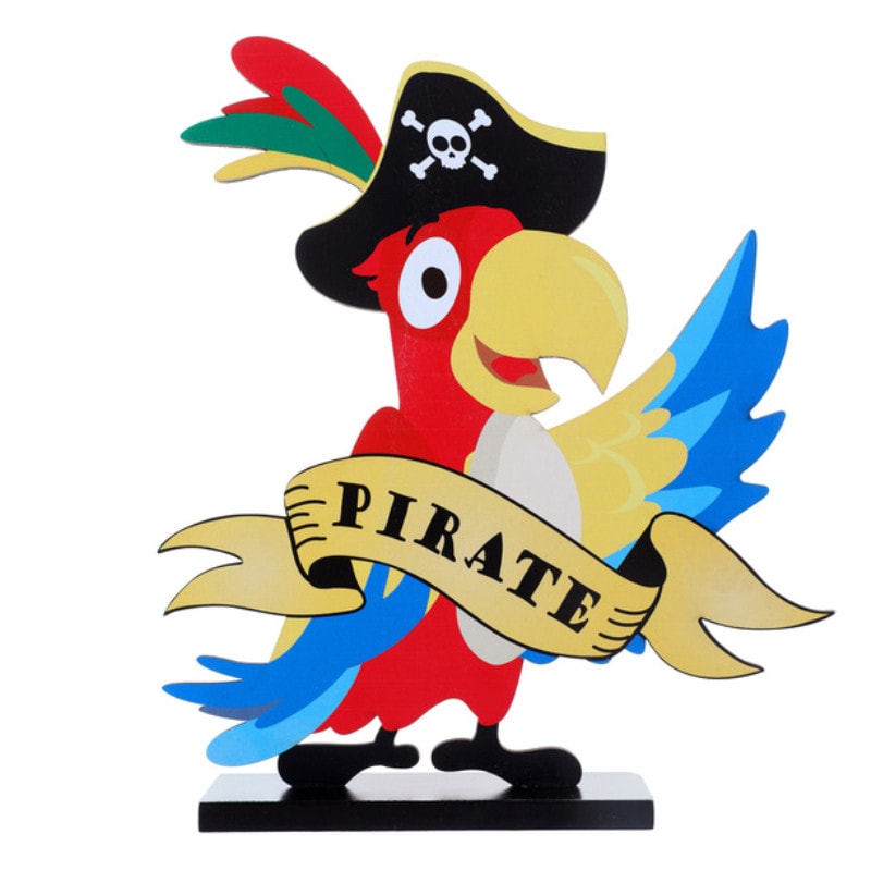 Tischdekoration Pirate Papagei
- Tisch Deko Kindergeburtstag - Party Deko Kinder - junior-partyshop.ch